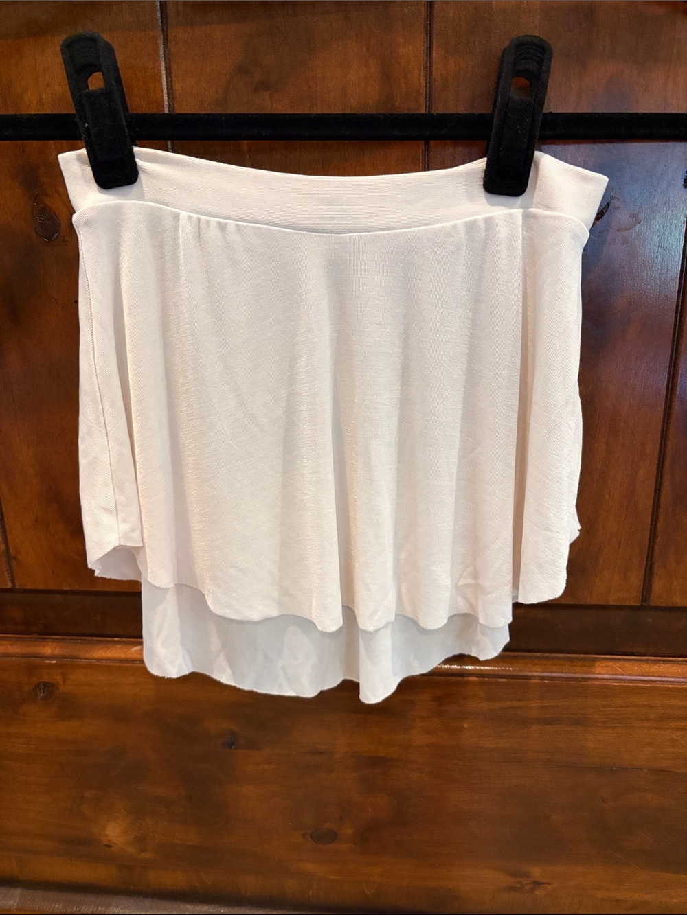 🩰 Bullet Pointe Ballet Skirt, White, XS